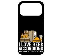 Carcasa para iPhone 17 Pro MAX Amo los acordeones de Cerveza y me Gusta 3 Otras Personas