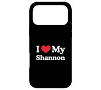 Carcasa para iPhone 17 Pro MAX Amo mi corazón Shannon Shannon Love Shannon