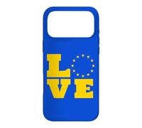 Carcasa para iPhone 17 Pro MAX Amor Bandera UE Europa Unión Europea Anti Brexit