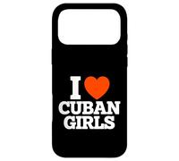 Carcasa para iPhone 17 Pro MAX Amor Cubano Chicas Divertido Corazón Cuba Amante