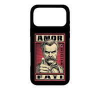 Carcasa para iPhone 17 Pro MAX Amor Fati Nietzsche Filosofía Divertida Propaganda Fate Quote