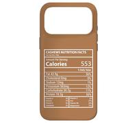Carcasa para iPhone 17 Pro MAX Anacardo Información Nutricional Calorías Protein Label Design