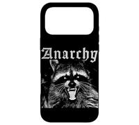 Carcasa para iPhone 17 Pro MAX Anarquía Mapache Basura Mapache Rebelde anarquista ingobernable