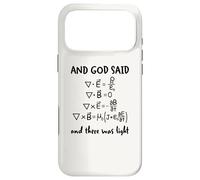 Carcasa para iPhone 17 Pro MAX and God Said and There Was Light Maxwell Ecuaciones Física