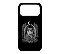 Carcasa para iPhone 17 Pro MAX Ángel gótico Llorando bajo Las ruinas de la Luna Creciente