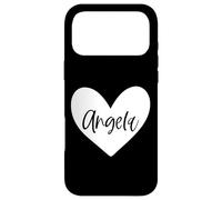Carcasa para iPhone 17 Pro MAX Ángela Rosa Nombre Corazón Amor Mujer Niña Amigo Personalizado