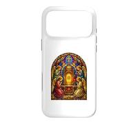 Carcasa para iPhone 17 Pro MAX Ángeles En Sagrado Tabernáculo Catedral Gótica Icono Arte Oración
