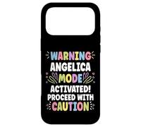 Carcasa para iPhone 17 Pro MAX Angelica Personalized Name Funny Cute Custom Angelica Name