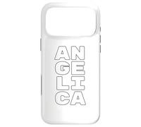 Carcasa para iPhone 17 Pro MAX Angelica Personalized Retro Girls Custom Angelica Name