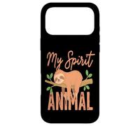 Carcasa para iPhone 17 Pro MAX Animal Perezoso de My Spirit, Divertido y Lindo