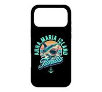 Carcasa para iPhone 17 Pro MAX Anna Maria Island Florida Shark Retro Diseño Envejecido