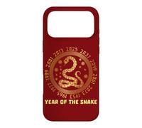 Carcasa para iPhone 17 Pro MAX Año Nuevo Chino De Serpiente Años del Zodíaco Chino 2025
