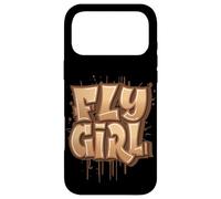 Carcasa para iPhone 17 Pro MAX Años 80 Años 90 R&B Rap Melanin Fly Girl Hip Hop Negro