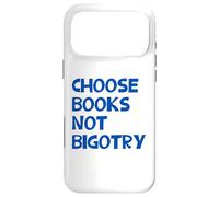 Carcasa para iPhone 17 Pro MAX Anti-Racista Elige Libros No Bigotry Lector Feminista Lectura