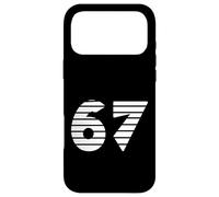 Carcasa para iPhone 17 Pro MAX Antiguo Egipto 67 Rayas Estilo Glifo Número Diseño Minimal