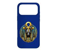 Carcasa para iPhone 17 Pro MAX Anubis Jackal God Ankh Arte del Mito Egipcio Antiguo