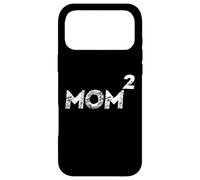 Carcasa para iPhone 17 Pro MAX Anuncio de Embarazo Mom Squared Mom 2 Second Baby