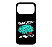 Carcasa para iPhone 17 Pro MAX Anxiety Humor Panic Mode Activated Brain