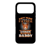 Carcasa para iPhone 17 Pro MAX Any Man Can Be A Father Basenji Dog Daddy Funny Dog Dad