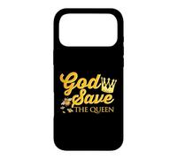 Carcasa para iPhone 17 Pro MAX Apicultura Humor Dios Salve a la Reina Divertido Apicultor