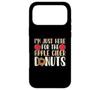 Carcasa para iPhone 17 Pro MAX Apple Picking Funny I'm Just Here For The Apple Cider Donuts