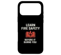 Carcasa para iPhone 17 Pro MAX Aprender Seguridad contra Incendios | Concientización de Seguridad Motivacional de