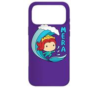 Carcasa para iPhone 17 Pro MAX Aquaman Movie Chibi Mera and Mermaid Wave