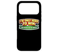 Carcasa para iPhone 17 Pro MAX Aquí para Ganar y Tal Vez para la Noche de Juegos de Mesa de Bingo de Aperitivos