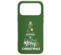 Carcasa para iPhone 17 Pro MAX Árbol de Elementos de Navidad, Te deseamos una Feliz Navidad