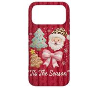 Carcasa para iPhone 17 Pro MAX Arco Lindo del árbol de Navidad de Papá Noel del Ganchillo de Tejer