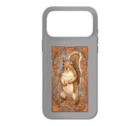 Carcasa para iPhone 17 Pro MAX Ardilla Art Nouveau