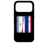 Carcasa para iPhone 17 Pro MAX Argentina Tailandia Media Bandera Argentina Raíces tailandesas