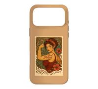 Carcasa para iPhone 17 Pro MAX Art Nouveau Chica Poder Mi Cuerpo Mi Elección Vintage Feminista