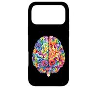 Carcasa para iPhone 17 Pro MAX Arte Abstracto de anatomía Cerebral Floral