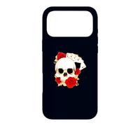 Carcasa para iPhone 17 Pro MAX Arte de Cartas de Juego de póquer de Rosas de Calavera de Cuatro ases