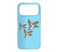 Carcasa para iPhone 17 Pro MAX Arte de Pared Retro Kitsch de Tres Patos voladores con 3 Patos voladores