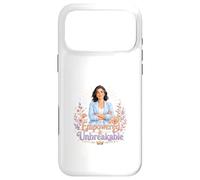 Carcasa para iPhone 17 Pro MAX Arte Floral de Fuerza de Mujer irrompible empoderada