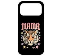 Carcasa para iPhone 17 Pro MAX Arte gráfico de Mama Tiger Face Rebel Mom Wild Animal