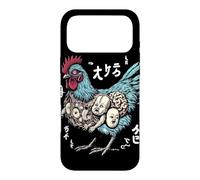 Carcasa para iPhone 17 Pro MAX Arte japonés Raro Gallo Ero Guro