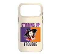 Carcasa para iPhone 17 Pro MAX Arte Pinup Vintage de Brujas de Stirring Up Trouble