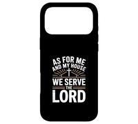 Carcasa para iPhone 17 Pro MAX As My House We Servimos Al Señor Christian Dad