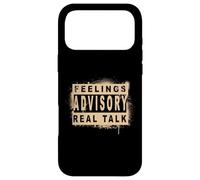 Carcasa para iPhone 17 Pro MAX Asesoramiento de Sentimientos de Color Bronceado - Gráfico Real Talk Tan