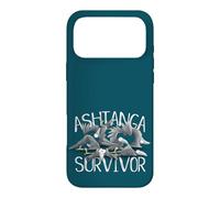 Carcasa para iPhone 17 Pro MAX Ashtanga ¡Superviviente! Deporte Divertido Cuervo Power Yoga