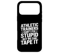 Carcasa para iPhone 17 Pro MAX Athletic Trainers Can't Fix Stupid But We Can Tape It