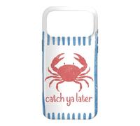 Carcasa para iPhone 17 Pro MAX Atrapa ya más Tarde Cangrejo Sailorcore Fishermencore