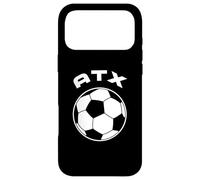 Carcasa para iPhone 17 Pro MAX ATX/Austin TX Retro Athletic Design en Blanco