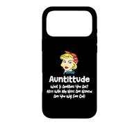 Carcasa para iPhone 17 Pro MAX Auntitude What Is Auntitude You Ask? Funny Aunt Niece Nephew