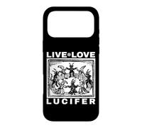 Carcasa para iPhone 17 Pro MAX Ave a Satanás Live Love Lucifer con Dancing Demons Original
