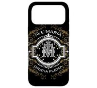 Carcasa para iPhone 17 Pro MAX Ave Maria Schubert Misa Latina Bendita Madre María Granizo