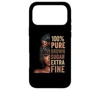 Carcasa para iPhone 17 Pro MAX Azúcar Moreno Puro extrafino, Mes de la Historia Negra Mujeres Niñas